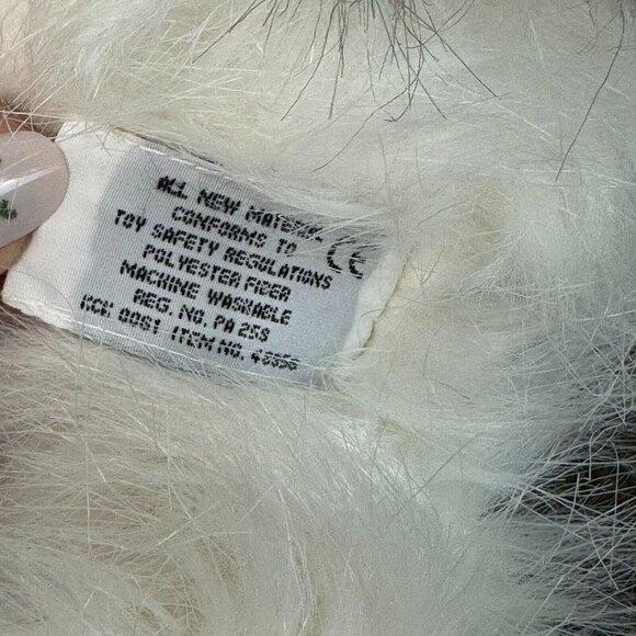 Tri Russ Woofie Sheep Puppy Dog Plush Stuffed Toy Animal White Grey - Picture 7 of 9